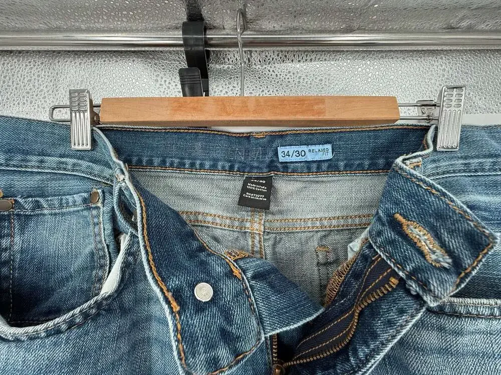 Apt 9 Relaxed Fit Denim Jeans Blue 34/30